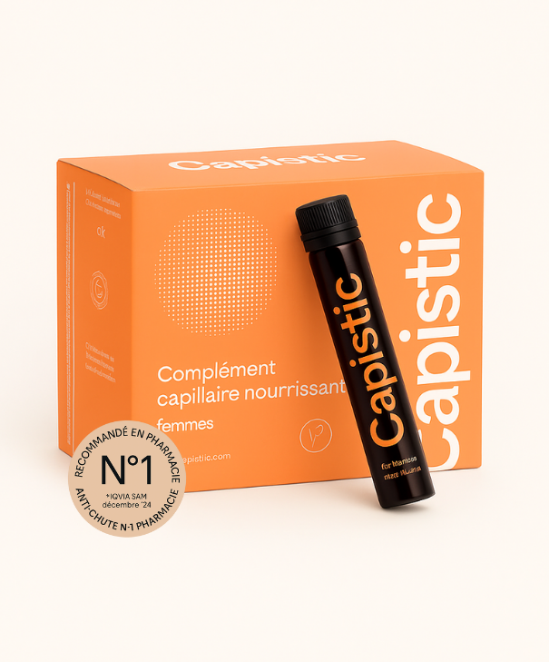 Capistic – Shots Beauté Cheveux : Anti-chute & Nutrition profonde